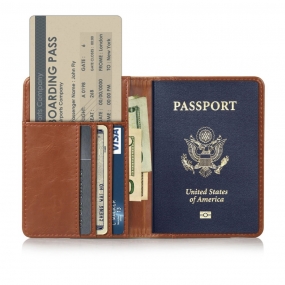 Bao da đựng passport mẫu 12